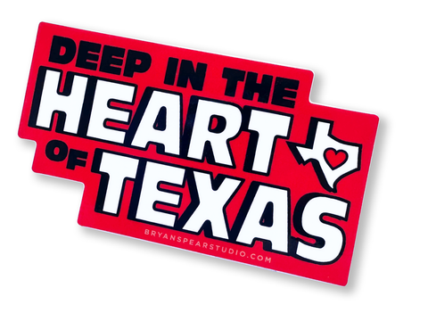 Heart of Texas Sticker