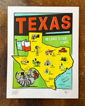 Texas Cities Print
