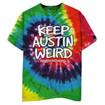 Original Keep Austin Weird Unisex Tee - Tie Dye