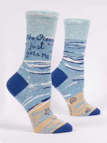 Ocean Gets Me Women's Crew Socks