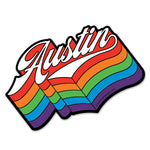 Austin Rainbow Sticker