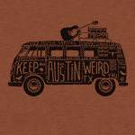 Hippie Van Unisex Tee - Burnt Orange