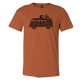 Hippie Van Unisex Tee - Burnt Orange