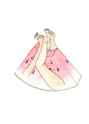 Happy Watermelon Print