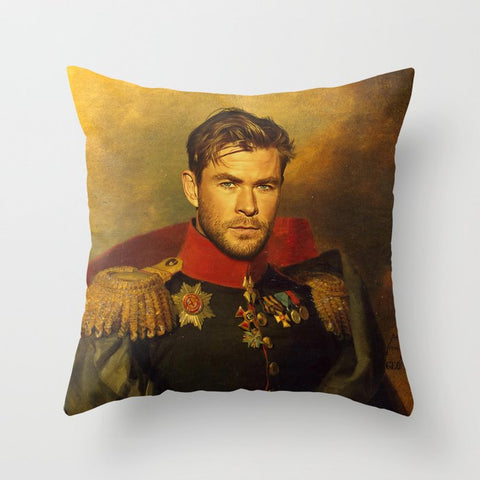 Chris Hemsworth Throw Pillow