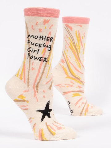 Motherf*cking Girl Power Women's Crew Socks