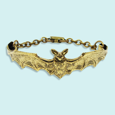 Gold Bat Bracelet